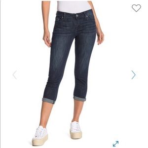 KUT from the KLOTH cropped Bardot jeans sz 8